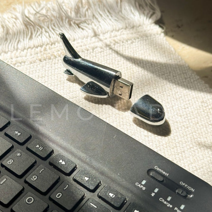 Personalized - Pen Drive - Airplane - 64 GB