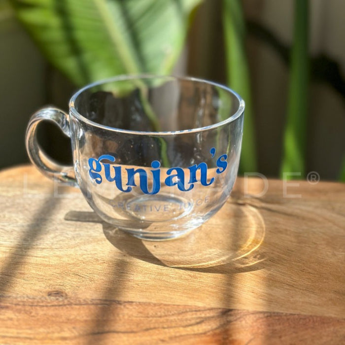 Personalized - Clear Mug | Soup Mug - Creative Juice