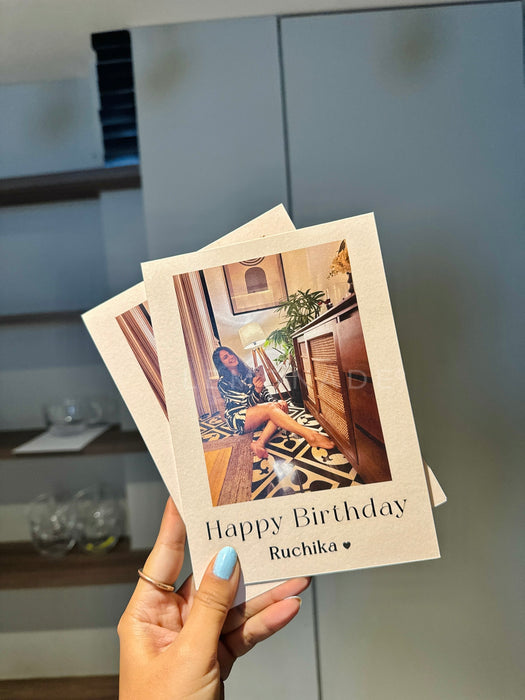 Personalized - Greeting Card - Set of 2 - Happy Birthday