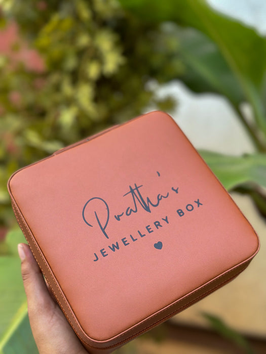 Personalized - Jewellery Box - Mocha