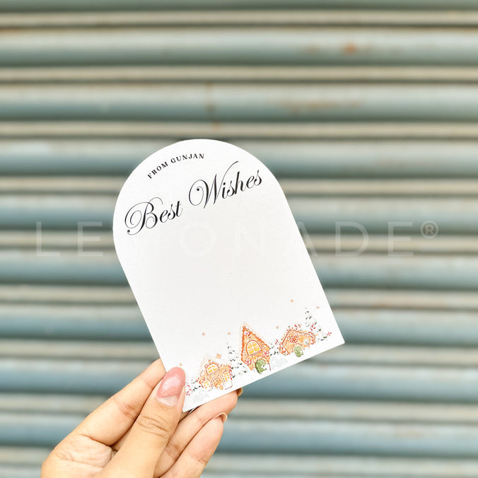 Personalized - Arc Notecards - Best Wishes