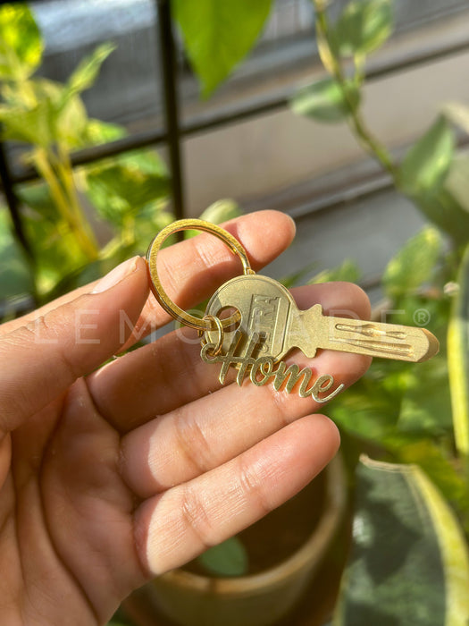 Pre Design - Metal Keychain - Home