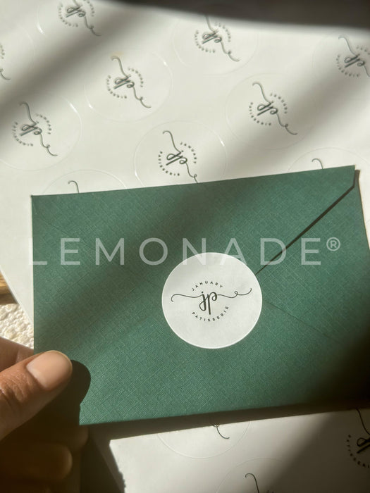 Personalized - Branding Stickers - Circle