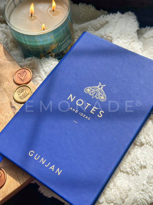 Personalized - Leather Book - Notes & Ideas