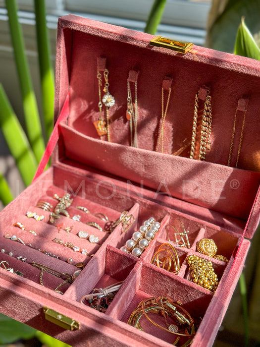 Personalized - Velvet Jewellery Box