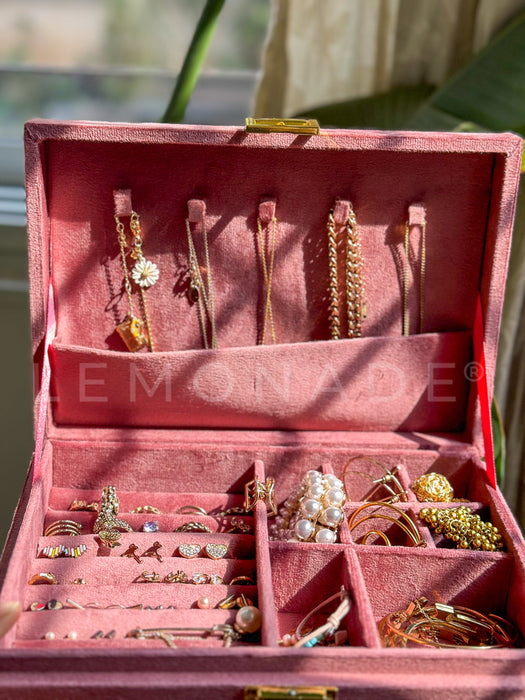 Personalized - Velvet Jewellery Box