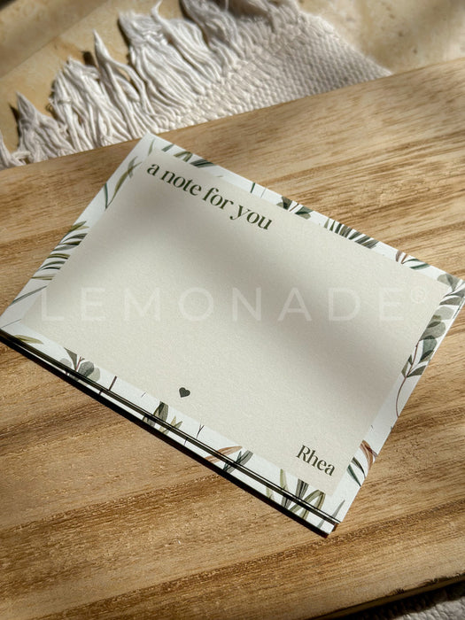 Personalized - Notecards - Clear Spring