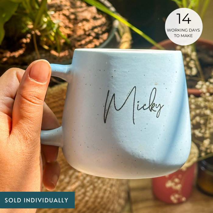 Personalized - Pastel Neu Ceramic Coffee Mug - Signature