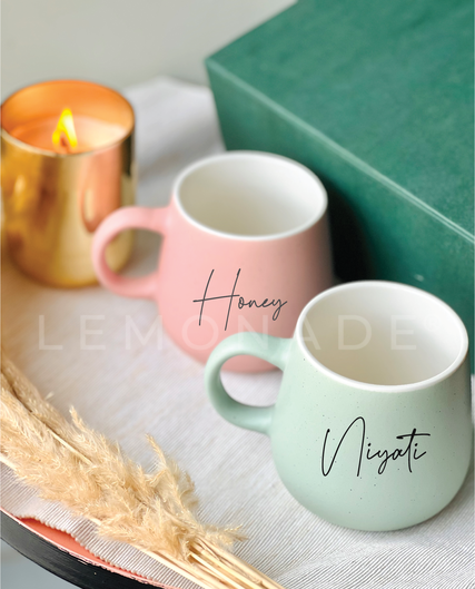 Personalized - Pastel Neu Ceramic Coffee Mug Hamper - Signature