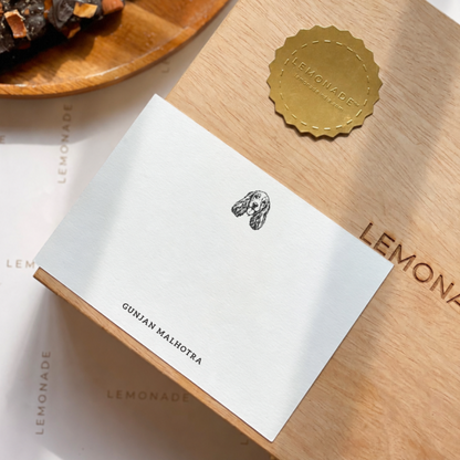 Personalised Notecard & Envelope Set | Pet Illustration