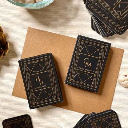 Personalized Gold Printed Playing Cards – Ace