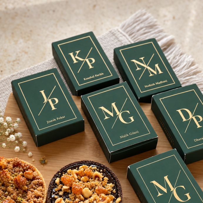 Personalized Gold Playing Cards Matte Finish | Initial