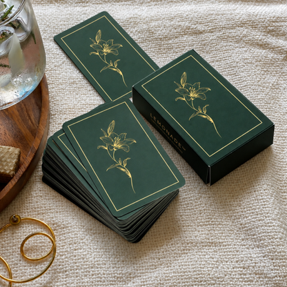 Personalized Gold Playing Cards Matte Finish | Logo
