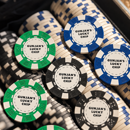 Personalized Poker Set with Metal Case | Standard