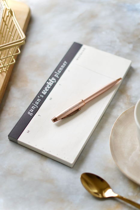 Personalized - Weekly Memo Pad - Planner