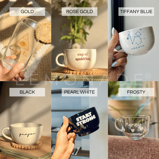 Personalized - Artisan Clear Mug | Soup Mug