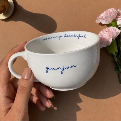 Personalized - Classic White Cappuccino Cup | Cappuccino Mug