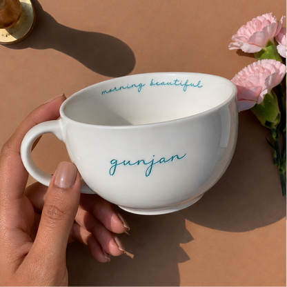 Personalized - Classic White Cappuccino Cup | Cappuccino Mug