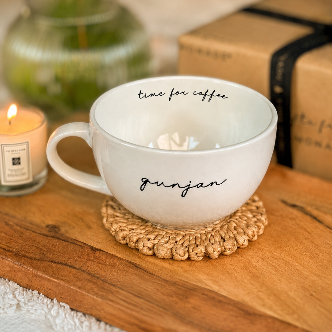 Personalized - Classic White Cappuccino Cup | Cappuccino Mug