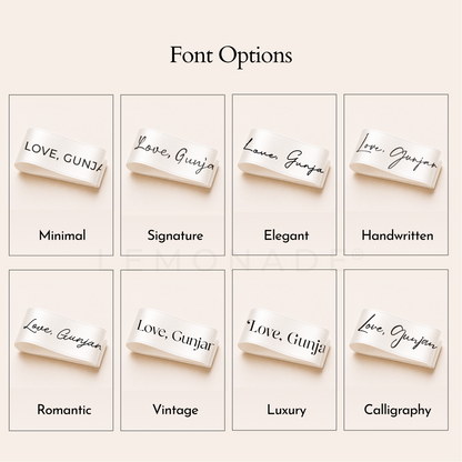 Personalised Satin Ribbon 25mm | Custom Printed Ribbon India