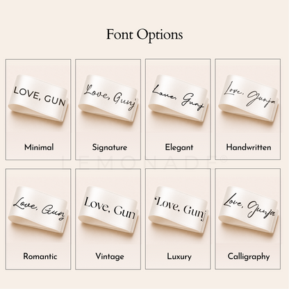 Personalised Satin Ribbon 38mm | Custom Printed Ribbon India