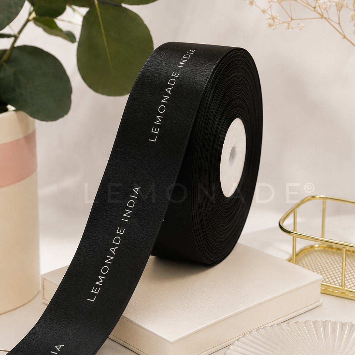 Personalised Satin Ribbon 25mm | Custom Printed Ribbon India