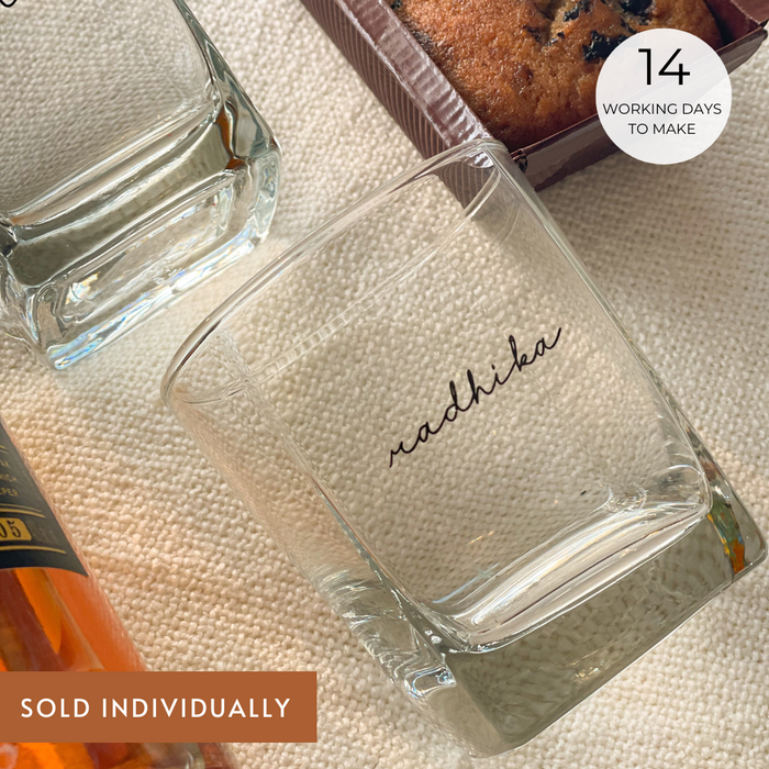 Personalized - Whiskey Glass - Set of 1