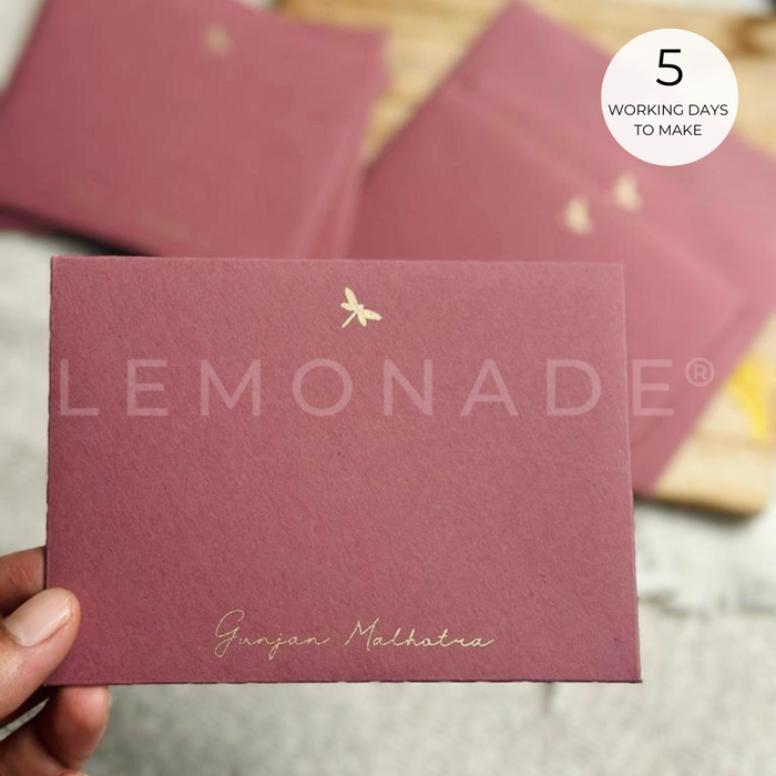 Personalized Envelopes - Brandy Rose - Dragonfly - Set of 9