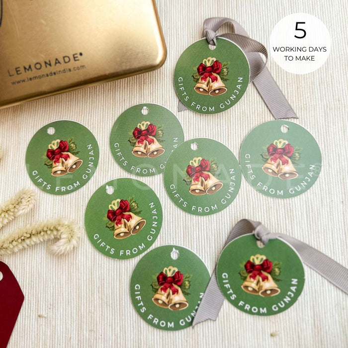 Personalized -  Gift Tags - Christmas Bell