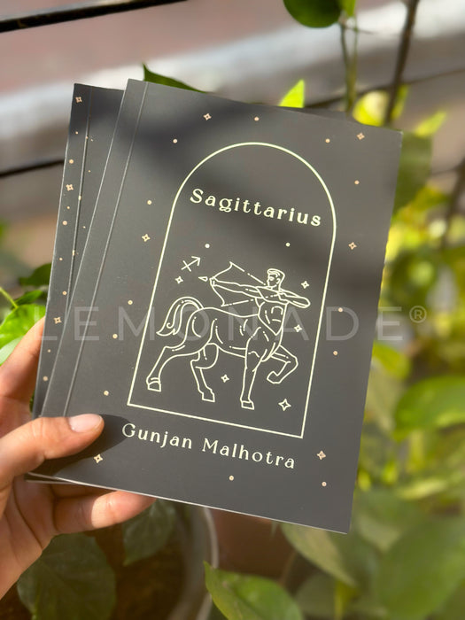 Personalized - SoftBound Book - Black - Cosmic Constellations