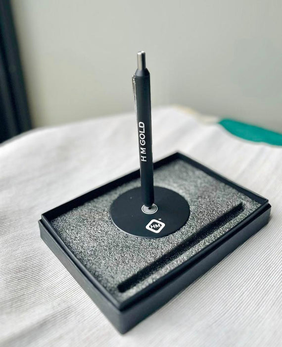 Personalized - Magnetic Pen Set - Black
