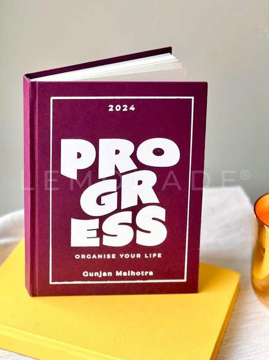Personalized - Hardbound Book - Purple - Progress