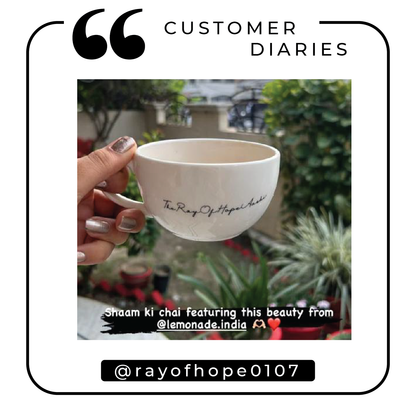 Personalized - Classic White Cappuccino Cup | Cappuccino Mug | Artisan Collection