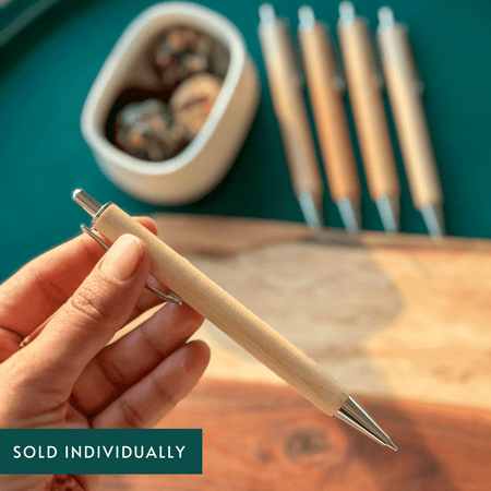 Desk Essential - Wooden Ball Pen - LemonadeStationery