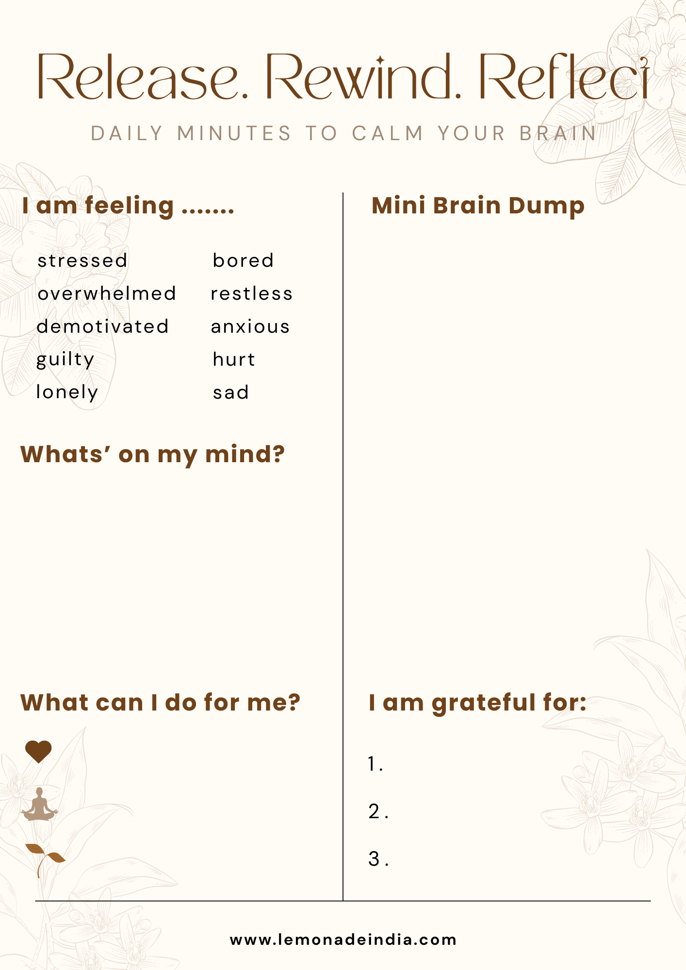 Digital Downloads - Journaling Sheets 2025 - LemonadeDigital Downloads