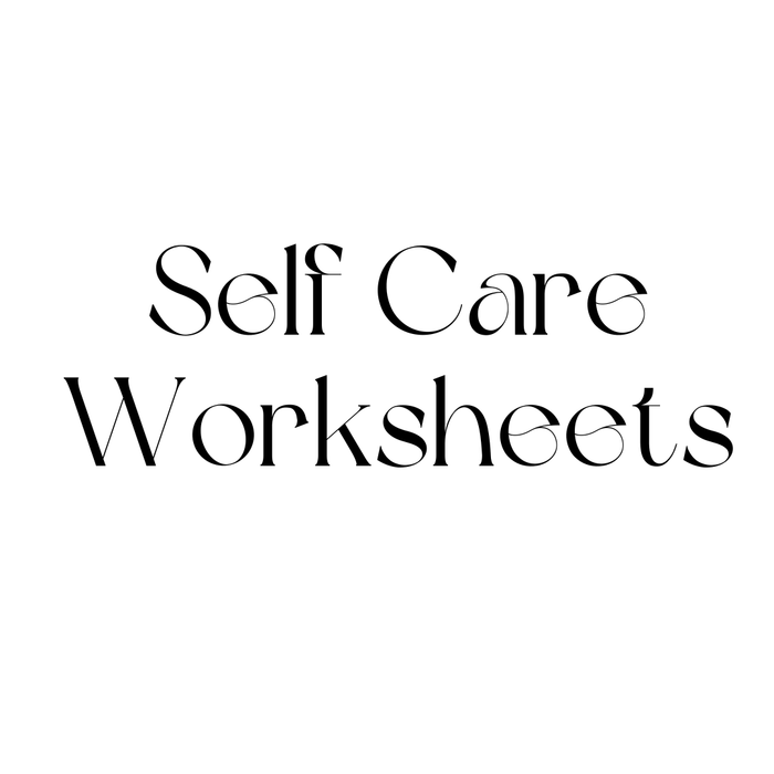 Digital Downloads - Self Care Worksheet - Self Reflection - LemonadeDigital Downloads