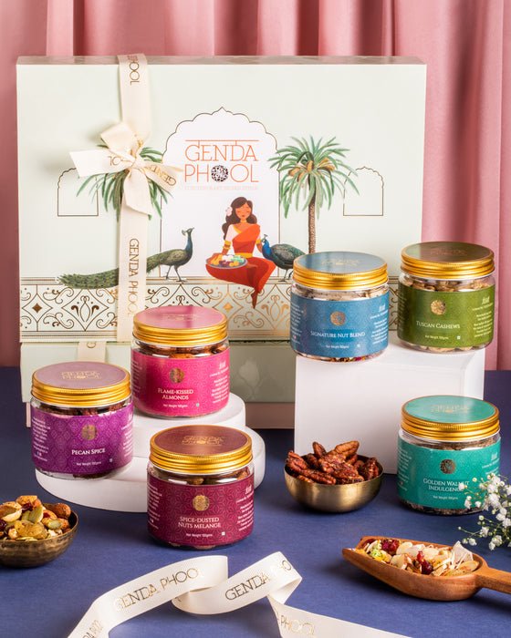 Gift Hamper Box - Grandeur Hamper Box | Flavoured Gourmet Dry Fruits - LemonadeHome