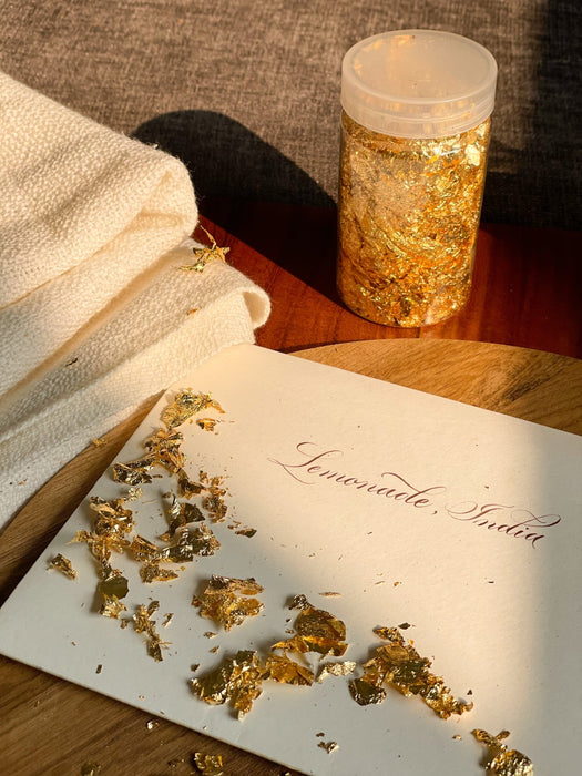 Gold Flakes (Non - Edible) - LemonadeCustom Stamps