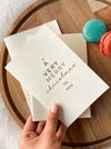 Gold Printed Greeting Cards - Very Merry Christmas - LemonadeStationery