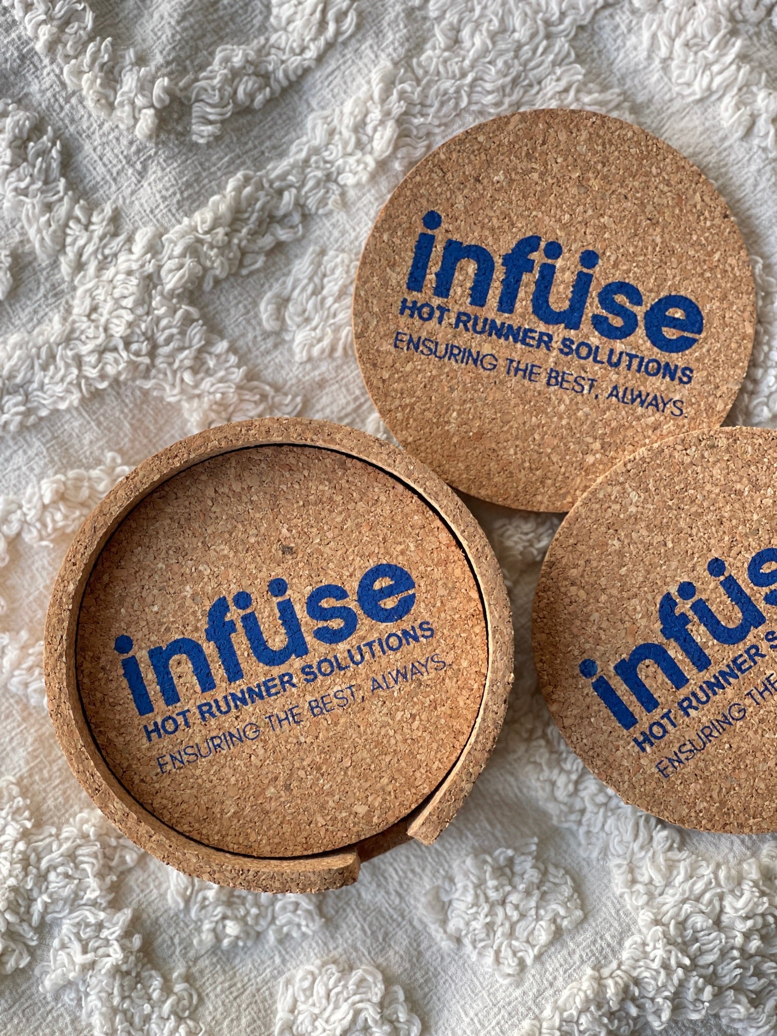 Personalized Cork Coaster - Set of 4