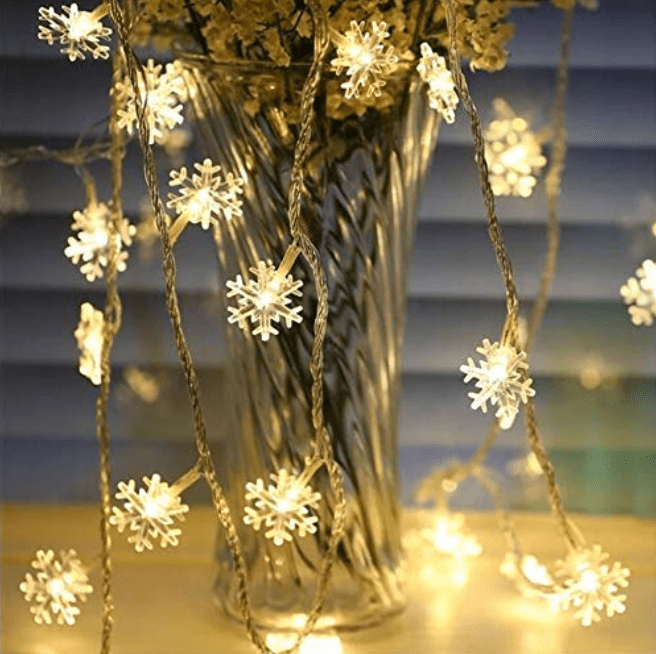 LED Christmas String Lights - Snowflake - LemonadeHome