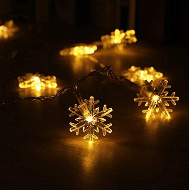 LED Christmas String Lights - Snowflake - LemonadeHome