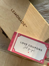 Love Coupons - Set of 2 - LemonadeStationery