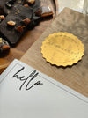 Matte Gold Embossing Cards - LemonadeStationery