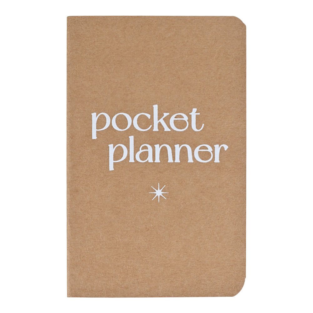 Mini Kraft Book - Pocket Planner - Set of 2 - LemonadeStationery