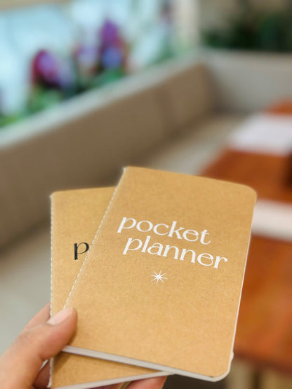 Mini Kraft Book - Pocket Planner - Set of 2 - LemonadeStationery