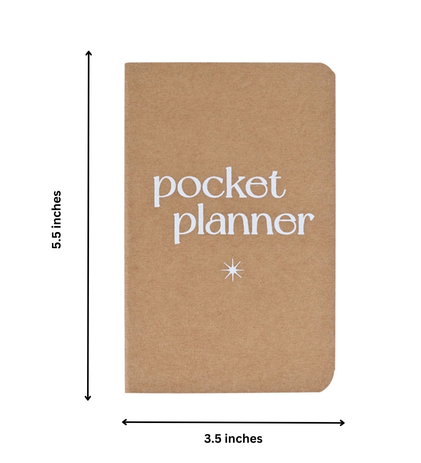 Mini Kraft Book - Pocket Planner - Set of 2 - LemonadeStationery