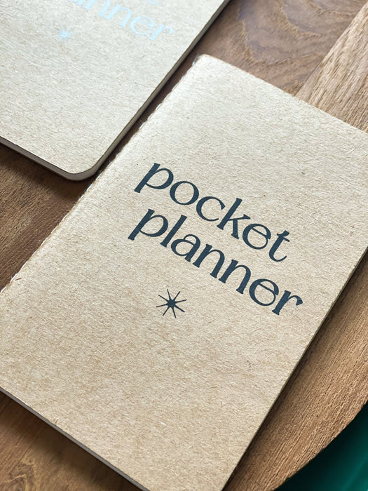 Mini Kraft Book - Pocket Planner - Set of 2 - LemonadeStationery