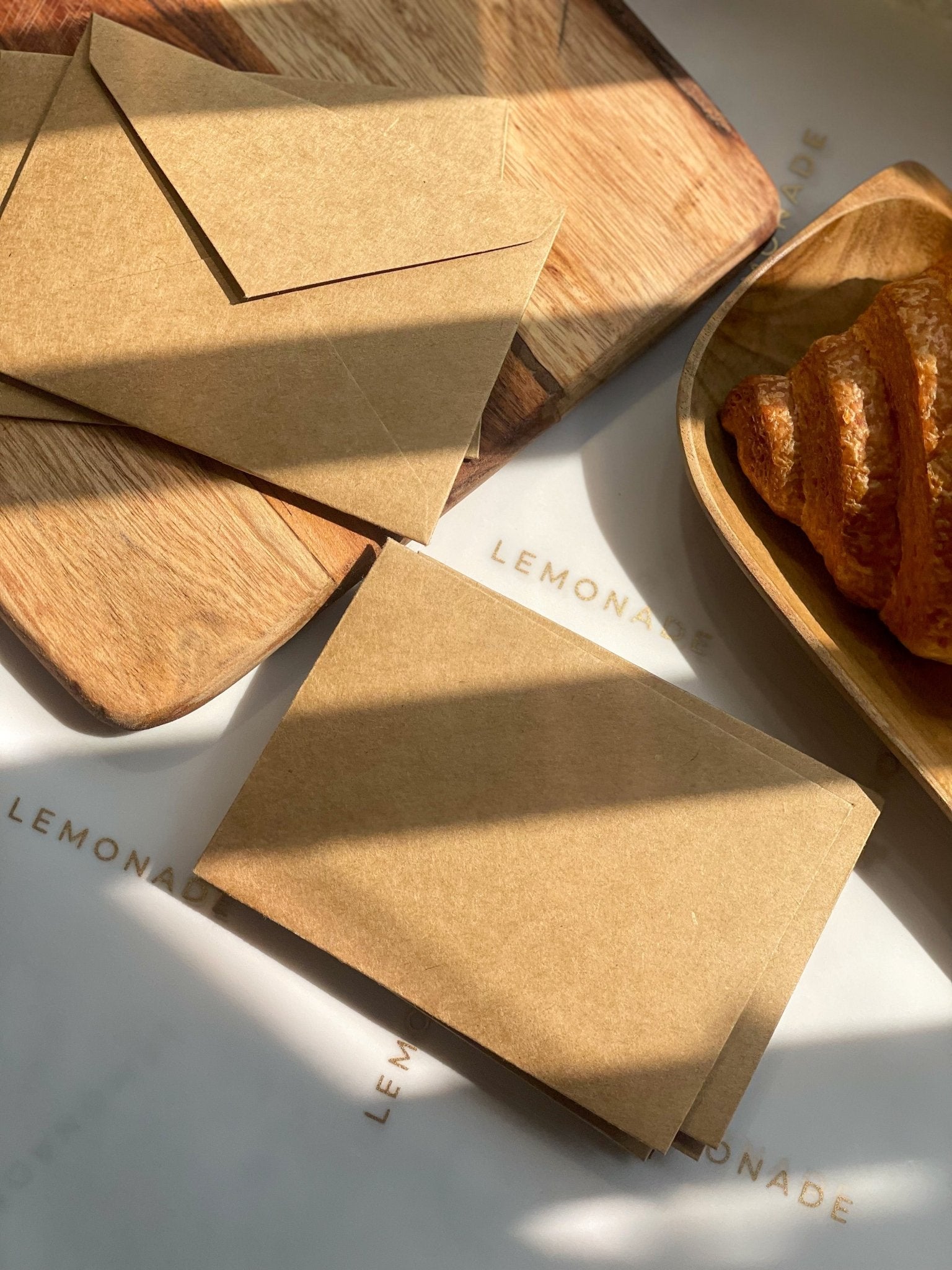 Paper Envelopes - Kraft - Set of 9 - LemonadeStationery