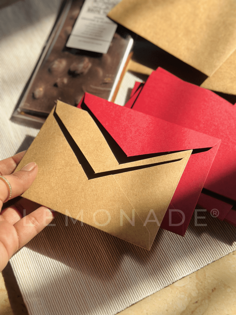 Paper Envelopes - Kraft - Set of 9 - LemonadeStationery